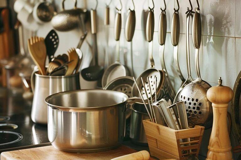 utensílios de cozinha essenciais