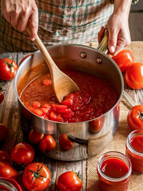 molho de tomate caseiro